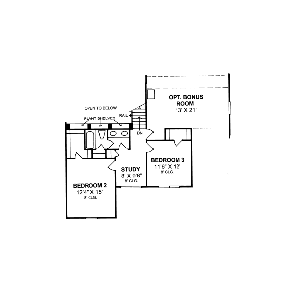 upper floor house blueprint