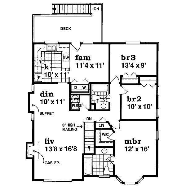 upper floor house blueprint