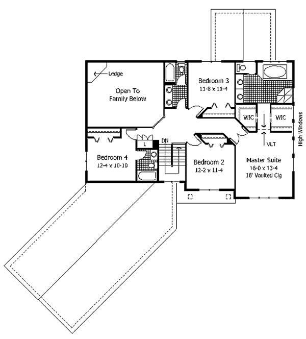upper floor house blueprint