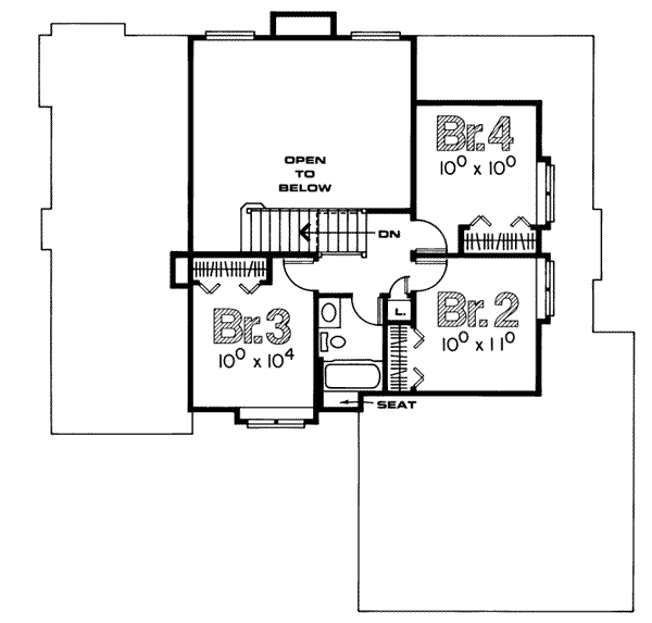 upper floor house blueprint