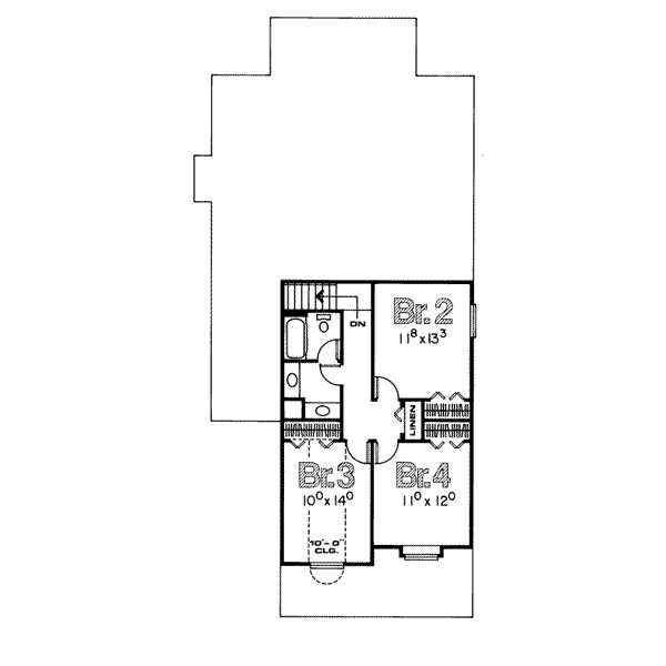 upper floor house blueprint