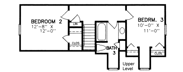 upper floor house blueprint