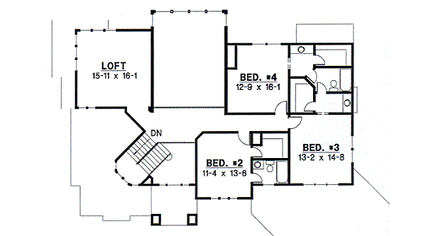 upper floor house blueprint