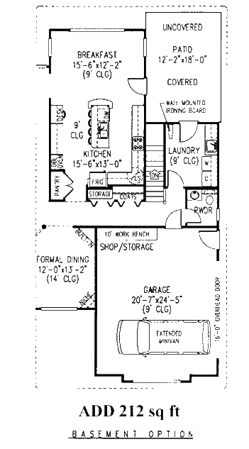 extra floor house blueprint