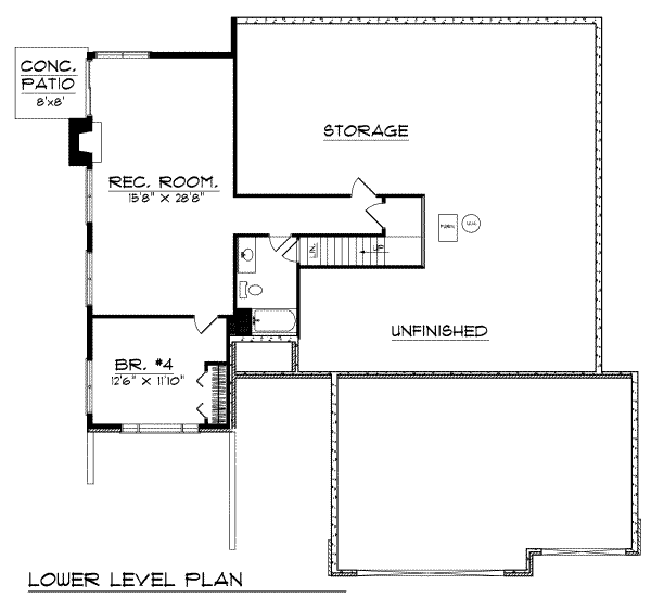 lower floor house blueprint