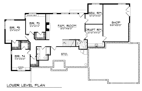 lower floor house blueprint
