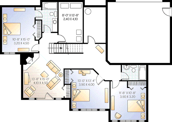 lower floor house blueprint