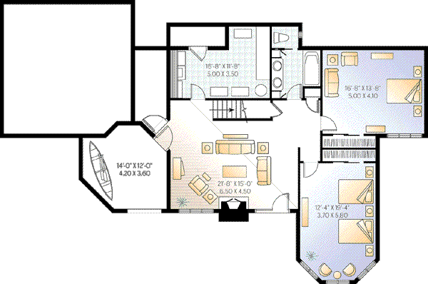 lower floor house blueprint