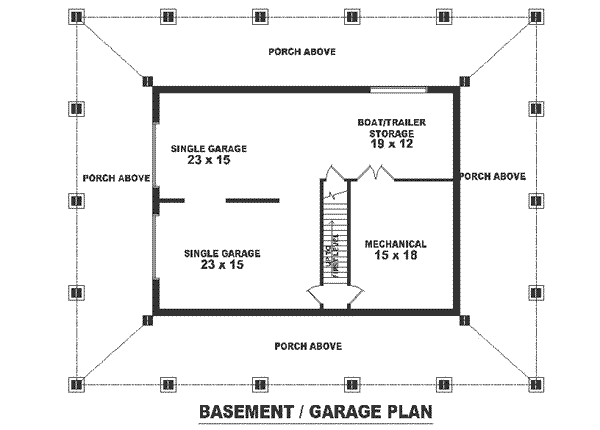 lower floor house blueprint