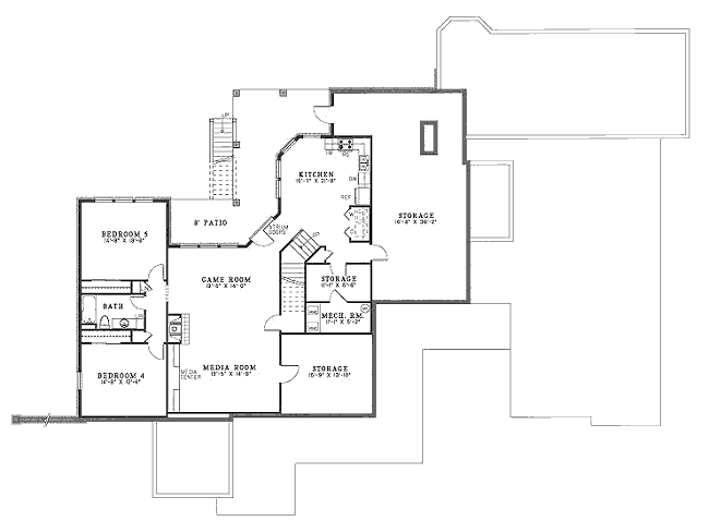 lower floor house blueprint