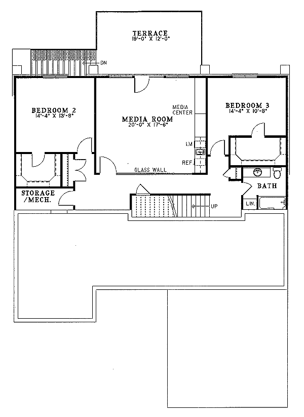 lower floor house blueprint