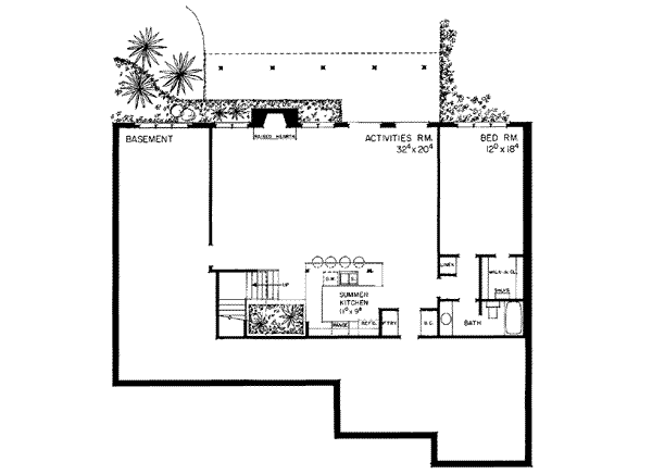 lower floor house blueprint