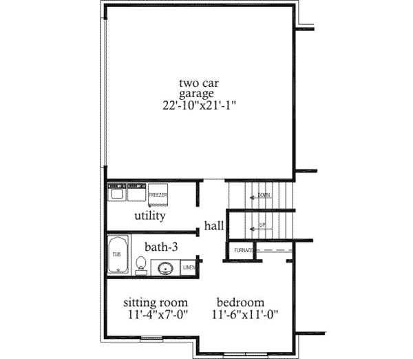 lower floor house blueprint
