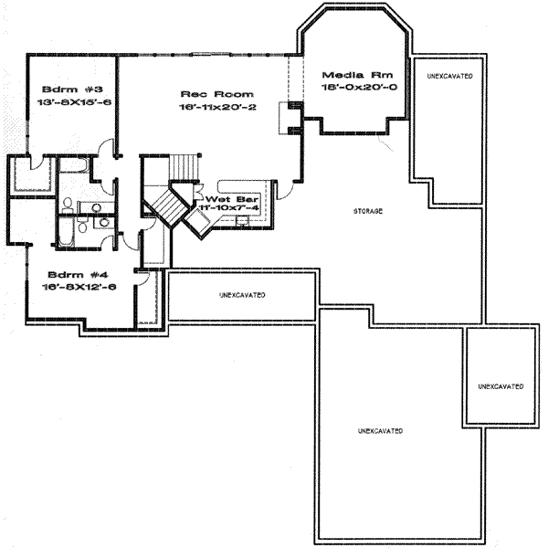 lower floor house blueprint