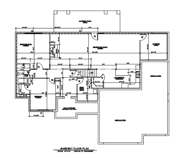 lower floor house blueprint