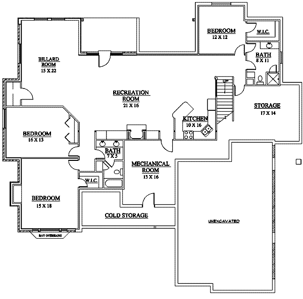 lower floor house blueprint
