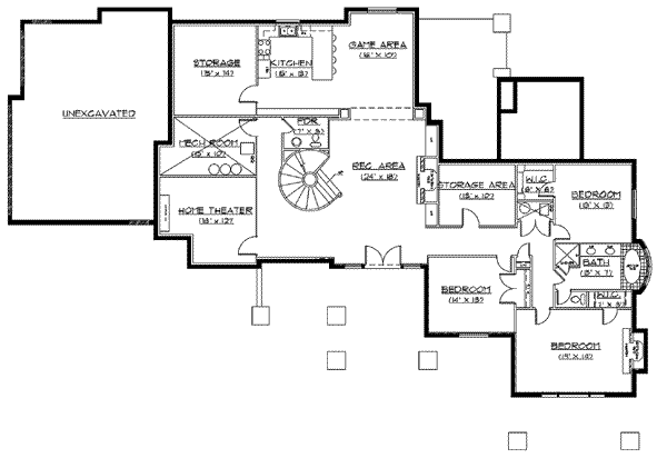 lower floor house blueprint