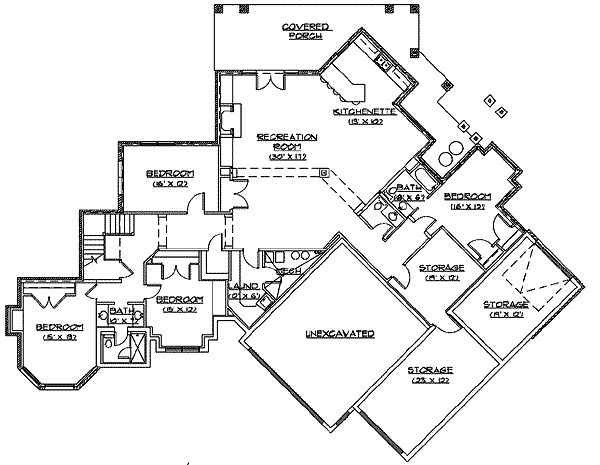 lower floor house blueprint