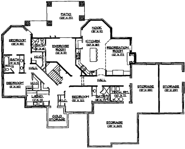 lower floor house blueprint