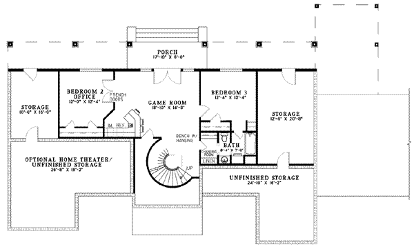 lower floor house blueprint