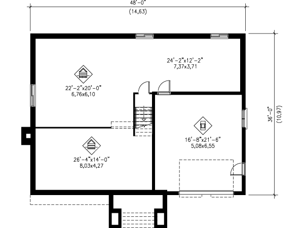 lower floor house blueprint