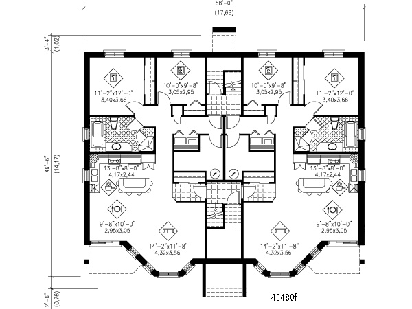 lower floor house blueprint
