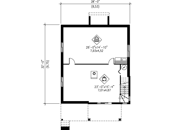lower floor house blueprint