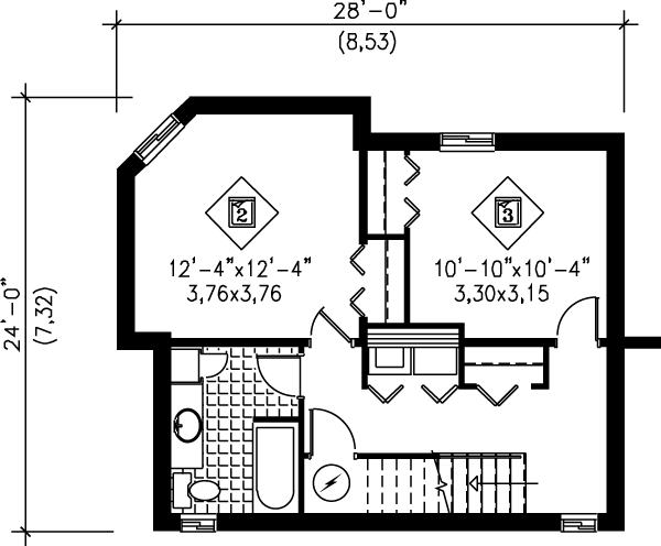 lower floor house blueprint