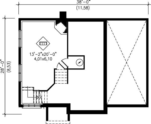 lower floor house blueprint