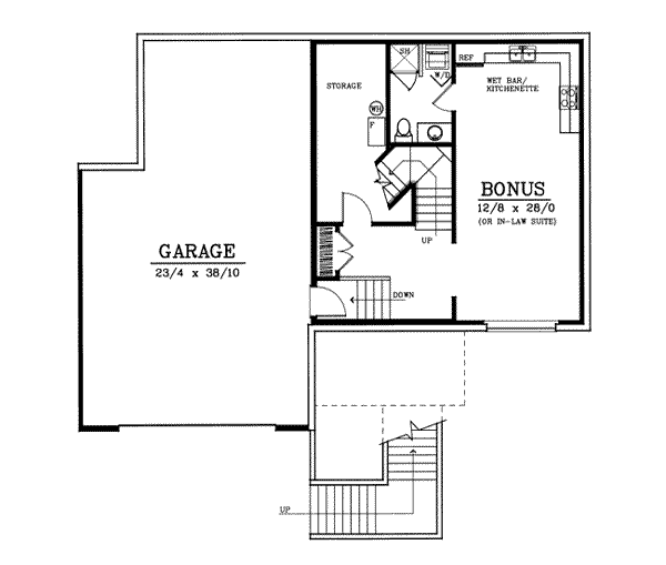 lower floor house blueprint