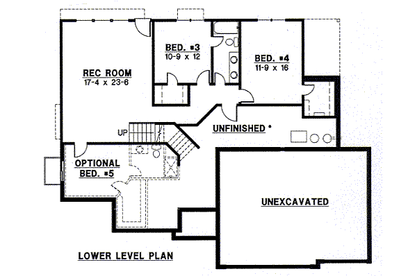 lower floor house blueprint