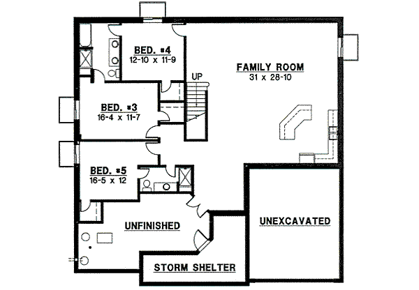 lower floor house blueprint