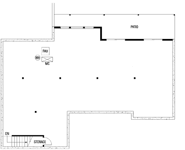 lower floor house blueprint