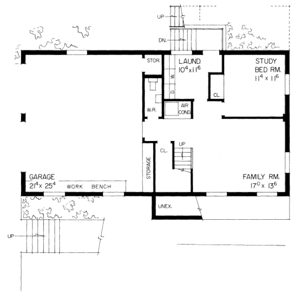 lower floor house blueprint