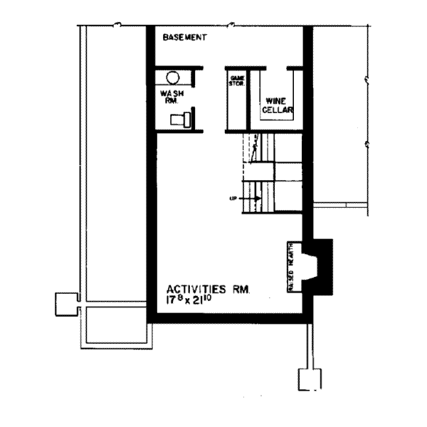 lower floor house blueprint