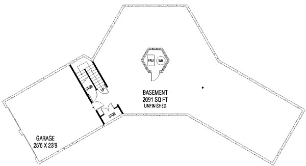lower floor house blueprint
