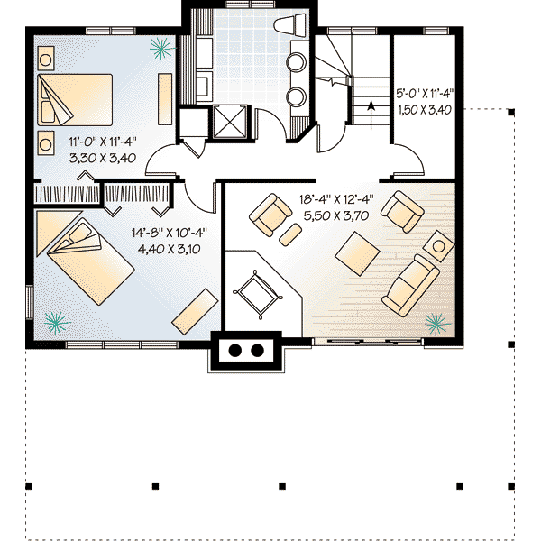 lower floor house blueprint