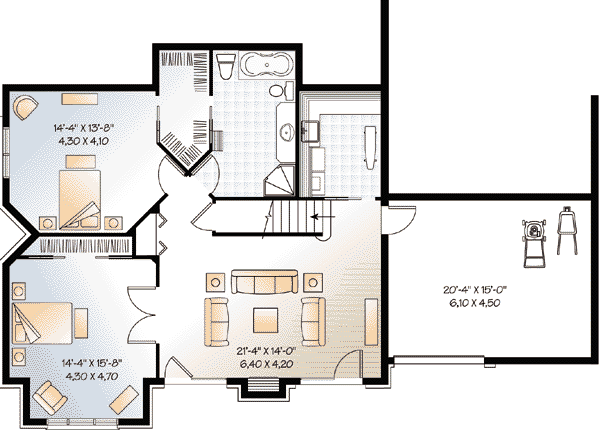lower floor house blueprint