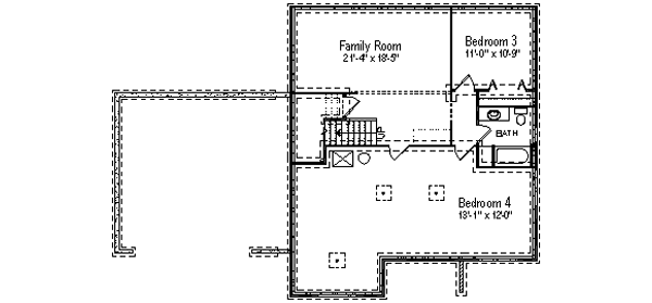 lower floor house blueprint