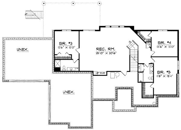 lower floor house blueprint
