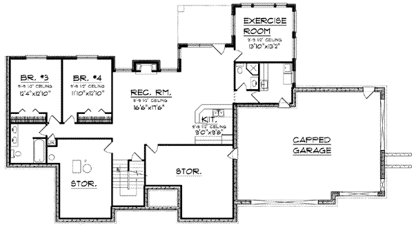 lower floor house blueprint