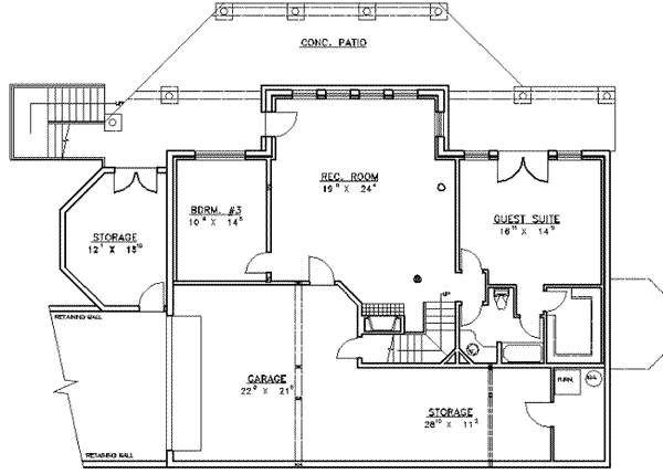 lower floor house blueprint
