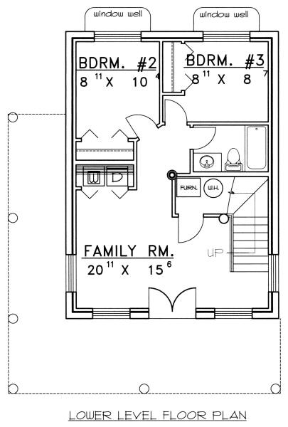 lower floor house blueprint