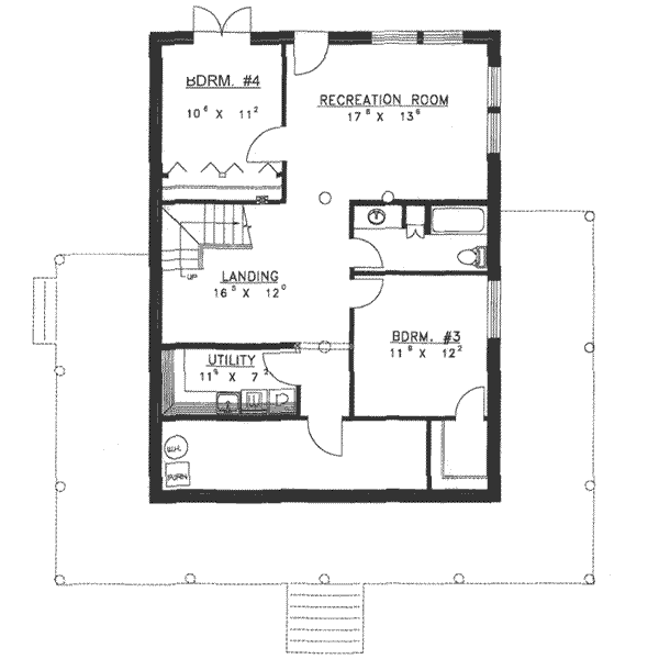 lower floor house blueprint