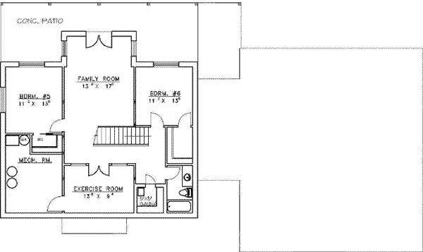 lower floor house blueprint