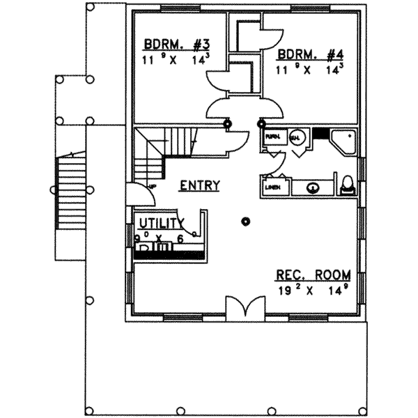 lower floor house blueprint