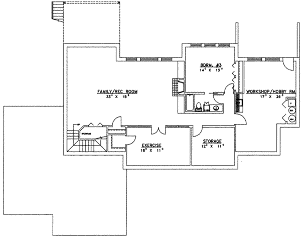 lower floor house blueprint