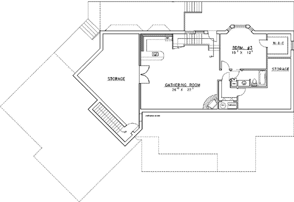 lower floor house blueprint