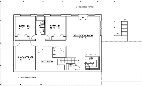lower floor house blueprint