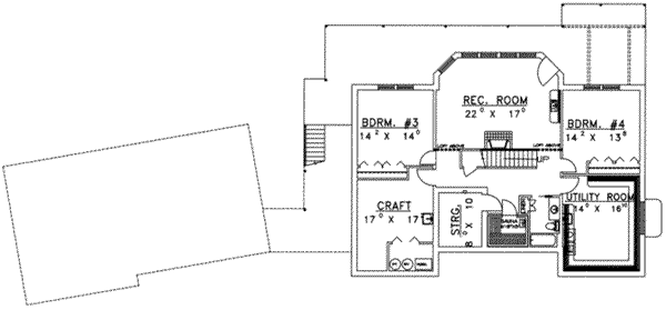 lower floor house blueprint